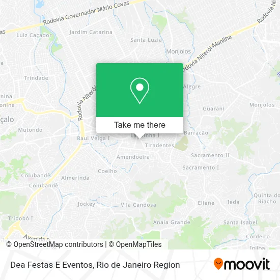 Dea Festas E Eventos map