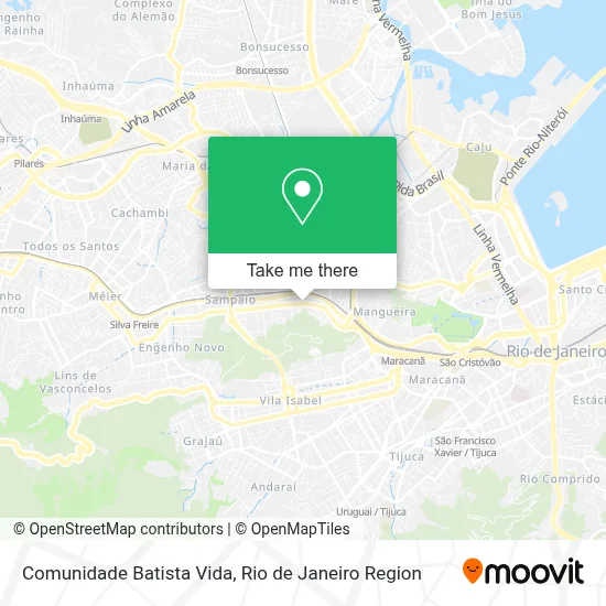 Comunidade Batista Vida map