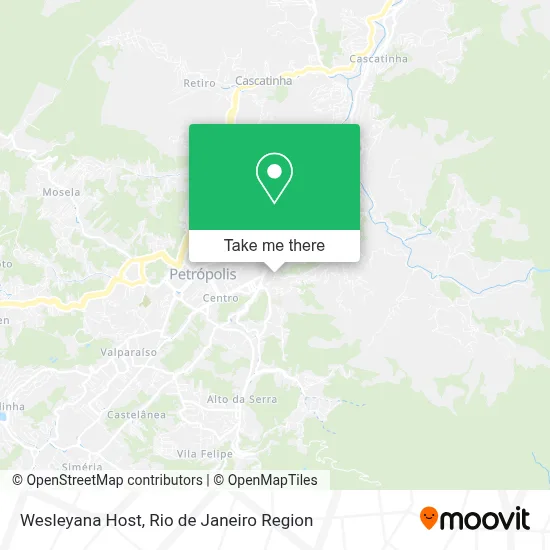 Wesleyana Host map