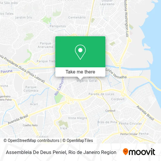 Assembleia De Deus Peniel map