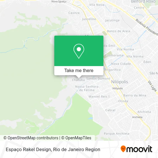 Espaço Rakel Design map