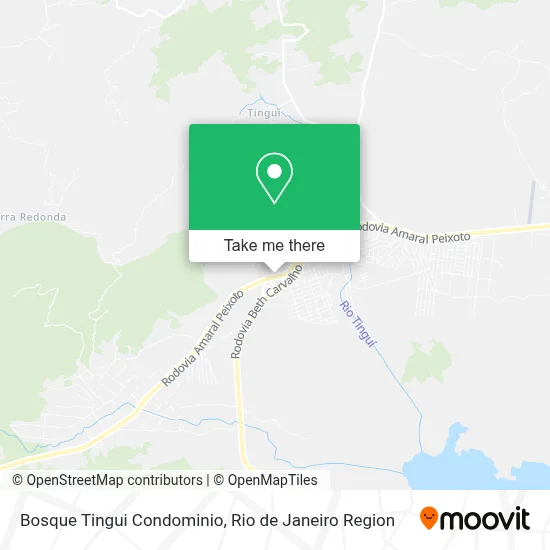 Bosque Tingui Condominio map