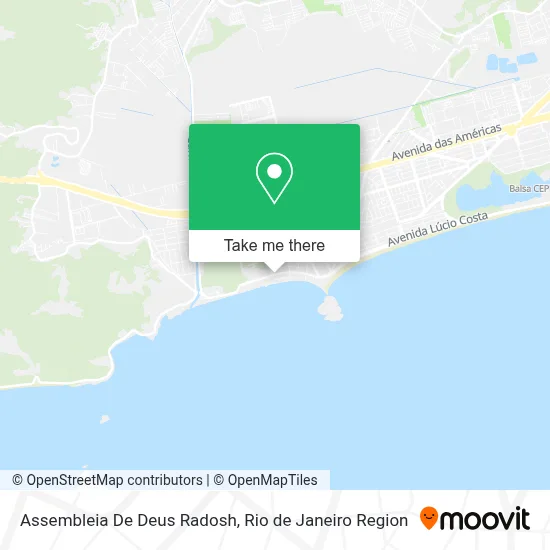 Assembleia De Deus Radosh map