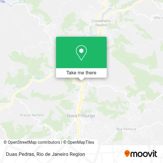 Duas Pedras map