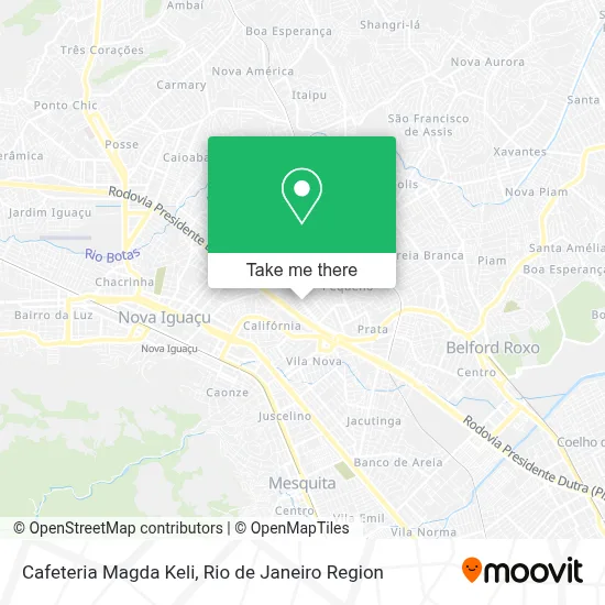 Cafeteria Magda Keli map