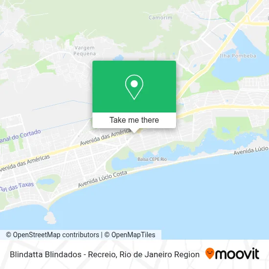 Blindatta Blindados - Recreio map