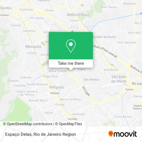 Espaço Delas map