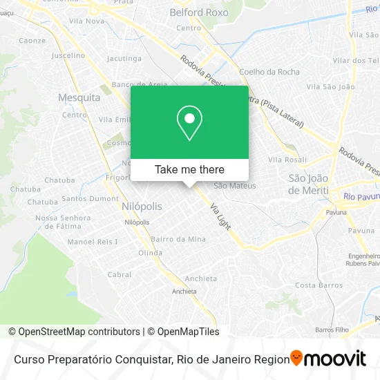 Curso Preparatório Conquistar map