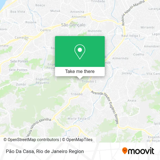 Pão Da Casa map