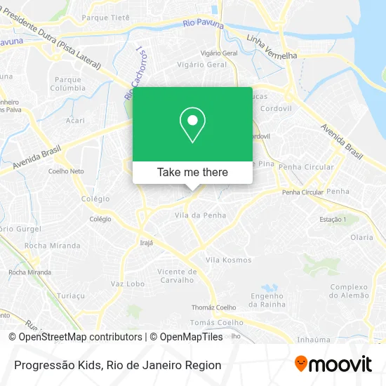 Progressão Kids map