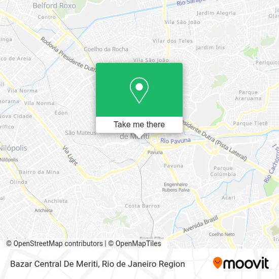 Bazar Central De Meriti map