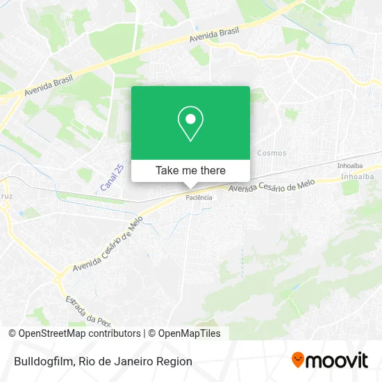 Bulldogfilm map