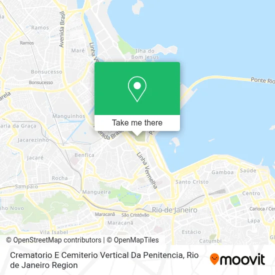 Crematorio E Cemiterio Vertical Da Penitencia map