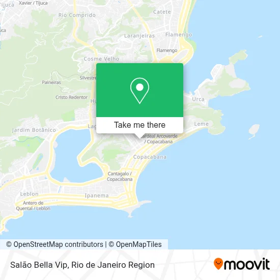 Salão Bella Vip map