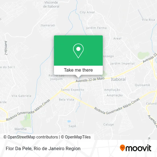Flor Da Pele map