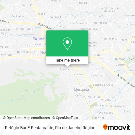 Refúgio Bar E Restaurante map