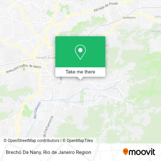 Brechó Da Nany map