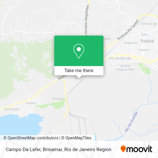 Campo Da Lafer, Brisamar map