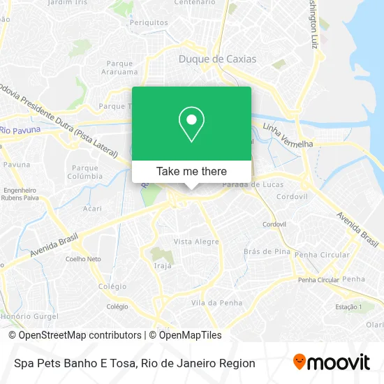 Spa Pets Banho E Tosa map