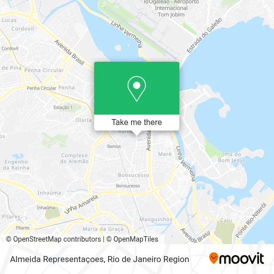 Almeida Representaçoes map