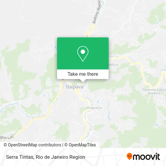Serra Tintas map