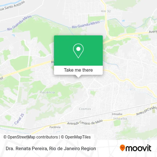Dra. Renata Pereira map