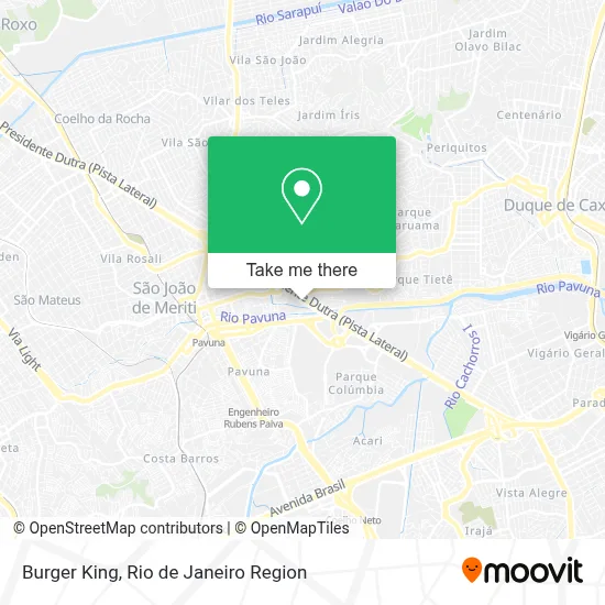 Burger King map