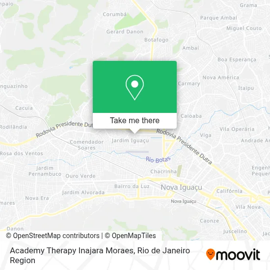 Academy Therapy Inajara Moraes map