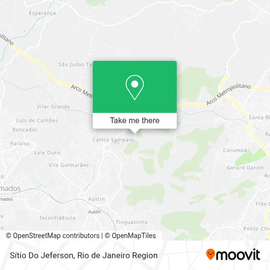 Sítio Do Jeferson map