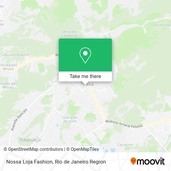 Nossa Loja Fashion map
