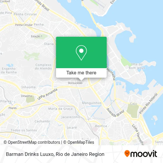 Barman Drinks Luuxo map