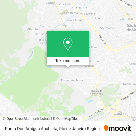 Ponto Dos Amigos Anchieta map