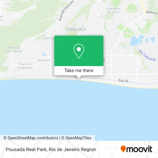 Pousada Real Park map