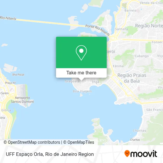 UFF Espaço Orla map
