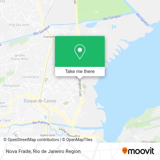 Nova Frade map