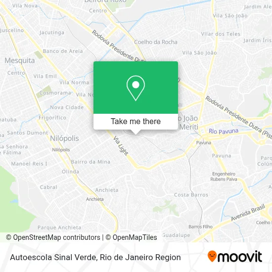 Autoescola Sinal Verde map