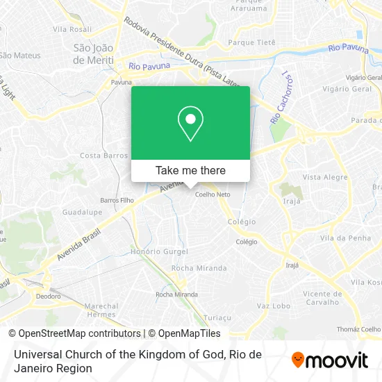 Igreja Universal Do Reino De Deus map