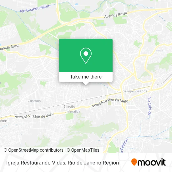 Igreja Restaurando Vidas map