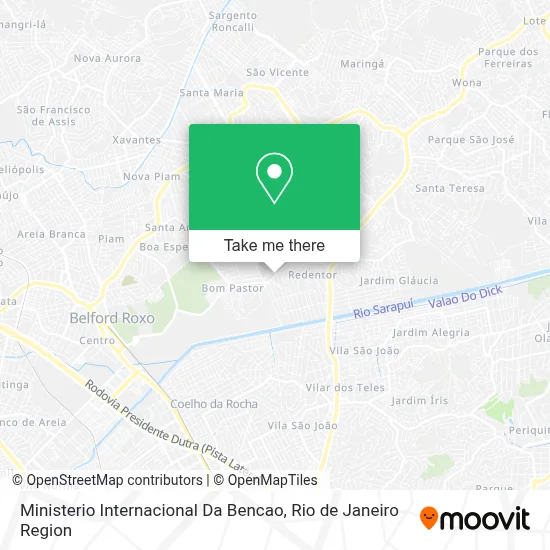 Ministerio Internacional Da Bencao map