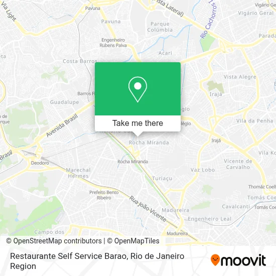 Restaurante Self Service Barao map