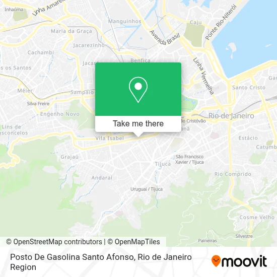 Posto De Gasolina Santo Afonso map