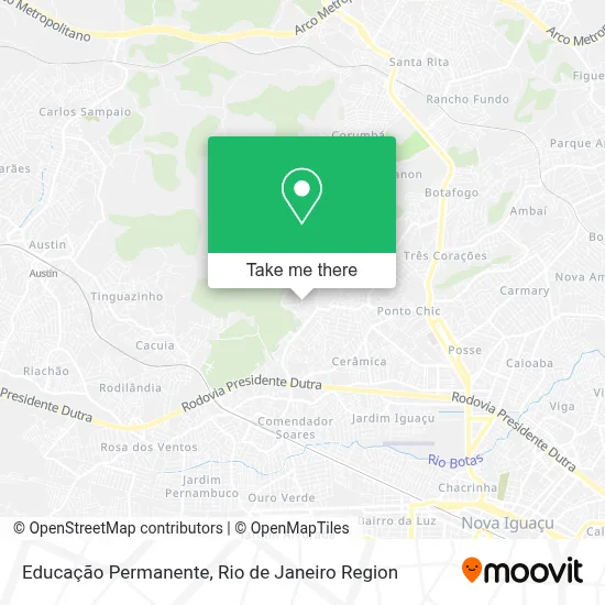 Educação Permanente map