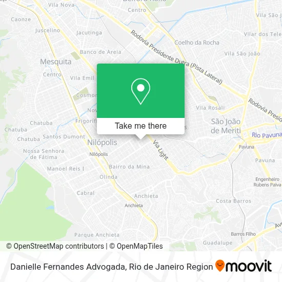 Danielle Fernandes Advogada map