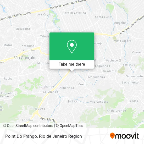 Point Do Frango map