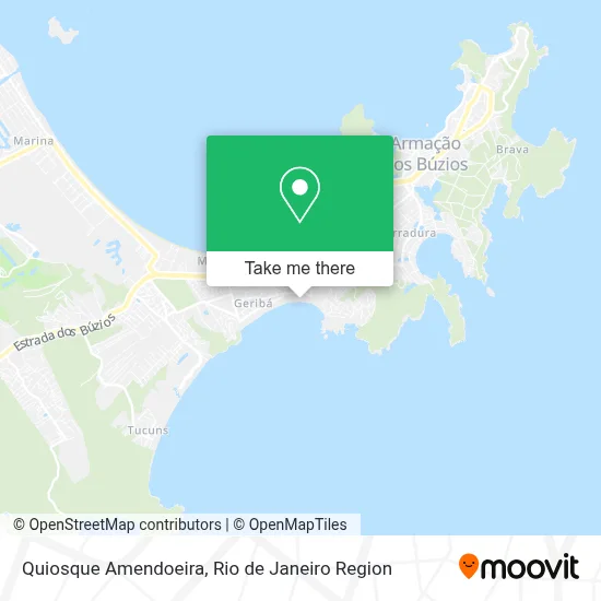 Quiosque Amendoeira map