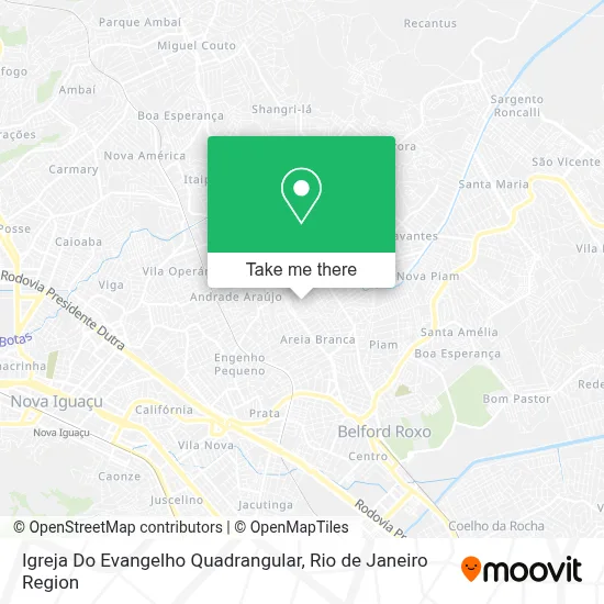 Igreja Do Evangelho Quadrangular map
