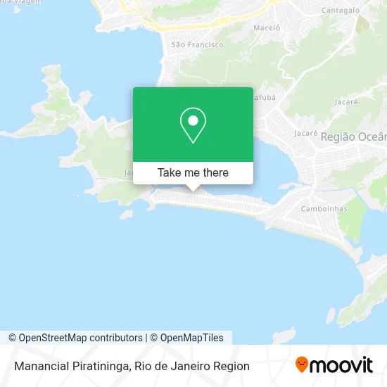 Manancial Piratininga map