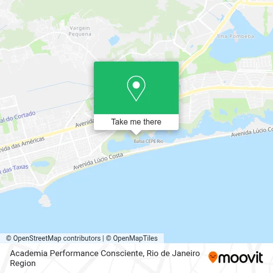 Academia Performance Consciente map