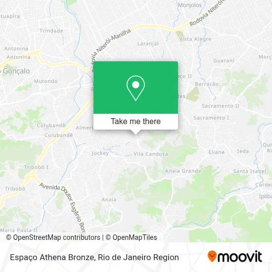 Espaço Athena Bronze map