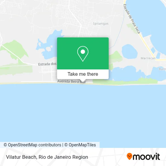 Vilatur Beach map